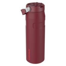 Thermos bottle with straw The IceFlow Bottle Flip Straw 2.0 0.71L dark red