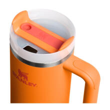 Thermo mug with straw The Quencher H2.O FlowState Tumbler 0.89L orange