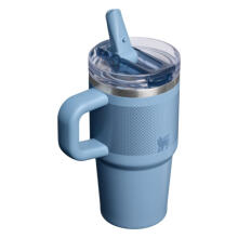 Thermo mug with straw The Quencher ProTour Flip Straw Tumbler 0.59L blue-violet