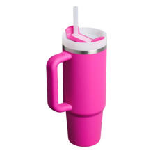 Thermo mug with straw The Quencher H2.O FlowState Tumbler 0.89L fuchsia