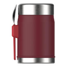 Termoss ēdienu The Legendary Food Jar + Spork 0,4L tumši sarkans