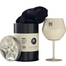 Kokteiļu termoglāze The Lifted Spirits 2-in-1 Cocktail Glass 0,42L glancētā krēmkrāsā