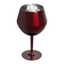 Kokteiļu termoglāze The Lifted Spirits 2-in-1 Cocktail Glass 0,42L spīdīgi sarkanbrūna 