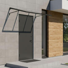 Pārsegs virs ieejas durvīm 140x90 cm, jumta segums, UV aizsardzība MultiGarden