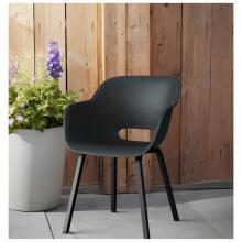 Garden chairs 2 pcs. Noa Cup grey