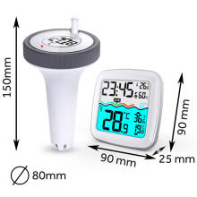 Weather station with pool sensor BD-913 white