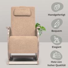 NeiLux Design Relaxing Rocking Chair Art.278410 Blue  Šūpuļkrēsls