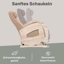 NeiLux Design Relaxing Rocking Chair Art.278412 Grey  Šūpuļkrēsls