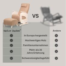 NeiLux Design Relaxing Rocking Chair Art.278416 White Šūpuļkrēsls