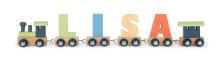 Small foot Letter Train Locomotive Art.278424 Wood letter,1 psc