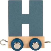 Small foot Letter Train Locomotive Art.278428 Wood letter,1 psc