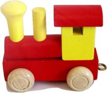 Small foot Letter Train Locomotive Art.278431 Wood letter,1 psc