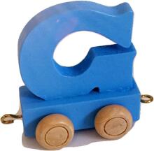 Small foot Letter Train Locomotive Art.278431 Wood letter,1 psc