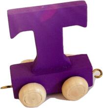 Small foot Letter Train Locomotive Art.278431 Wood letter,1 psc