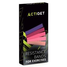 Resistance bands for exercise 5 pcs ACT0105