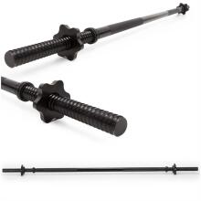 Straight black bar ACT0010, 120 cm, 25 mm