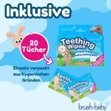 Brush Baby Teething Wipes Art.BRB109