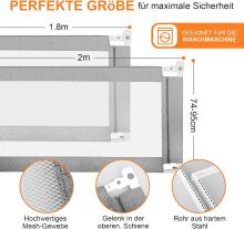Bed Rail Art.278758 Grey Bed safety rail, 200 cm, protective barrier for children