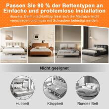 Bed Rail Art.278758 Grey Bed safety rail, 200 cm, protective barrier for children