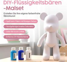 DIY Painting Liquid Bear Figure Kit - Home Decorations Art.278855