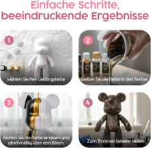 DIY Painting Liquid Bear Figure Kit - Home Decorations Art.278855