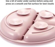 PandaEar Silicone Baby Crockery Set Art.278869 Pink