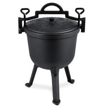 Cast Iron Pot 8L Hunter's Pot for Roasting over Fire Grill BD-482 348200