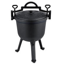 Enamelled cast iron pot 8l for bonfire grill BD-481 348100