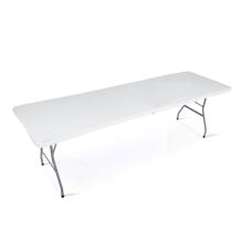 Folding Garden Catering Table 244 cm Plonos White