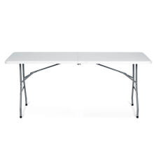 Folding Garden Catering Table 180 cm Plonos White