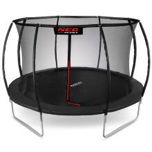 Shaped Garden Trampoline 12ft/374cm with Internal Net Neo-Sport
