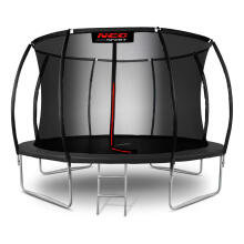 Shaped Garden Trampoline 14ft/435cm with Inner Net Neo-Sport