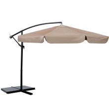 Salokāms dārza saulessargs 6 segmenti 350 cm ar pārvalku Plonos PL-880