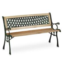 Garden bench with backrest 124 x 74 x 43 cm Sofotel Fusio