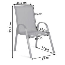 Garden set with round table and 2 garden chairs Sofotel SO-981
