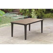 Garden table Deco Futura gray/walnut