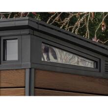 Garden shed Deco Pent 11x7 walnut