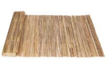 Double-Sided Bamboo Mat 150x500 cm for Balcony, Terrace, Fence Natural MultiGarden