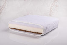 La Bebe™ Silver Care Coco-Air Art.83331 Baby cribbed matress for standart cribbed [120x60cm] with silver threads