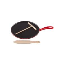 Cast iron pancake pan &Oslash;27cm red