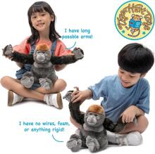 Kidsworld Plush Toys Gorilla  Art.279956 Augstvērtīga mīksta plīša rotaļlieta Gorilla,36cm