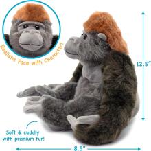 Kidsworld Plush Toys Gorilla  Art.279956 Augstvērtīga mīksta plīša rotaļlieta Gorilla,36cm