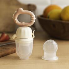 Babyono Twist-out baby food feeder Art.1551 Dino Grey  Silicone strainer for feeding fresh vegetables (Nibbler)