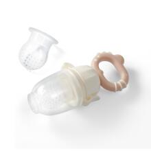 Babyono Twist-out baby food feeder Art.1551 Dino Grey  Silicone strainer for feeding fresh vegetables (Nibbler)