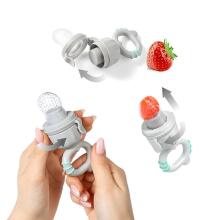 Babyono Twist-out baby food feeder Art.1551 Dino Grey  Silicone strainer for feeding fresh vegetables (Nibbler)