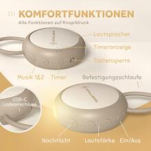 Baby Basic Noise Accessories Baby Sound Machine Art.279967 White  Digitāla ierīce ar skaņam