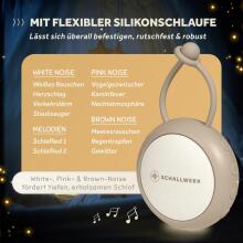 Baby Basic Noise Accessories Baby Sound Machine Art.279967 White  Digitāla ierīce ar skaņam