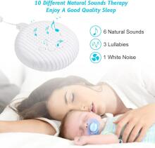 Baby Basic Noise Accessories Baby Sound Machine Art.279970 White  Digitāla ierīce ar skaņam