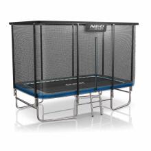 Rectangular Trampoline 12x8ft/366x244cm with External Net and Ladder Neo-Sport
