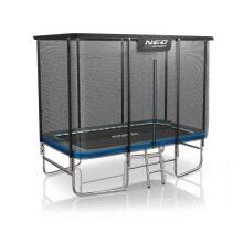 Rectangular Trampoline 10x7ft/305x213cm with External Net and Ladder Neo-Sport